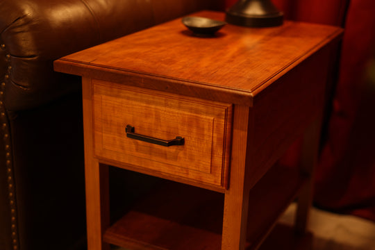 Detail shot of end table