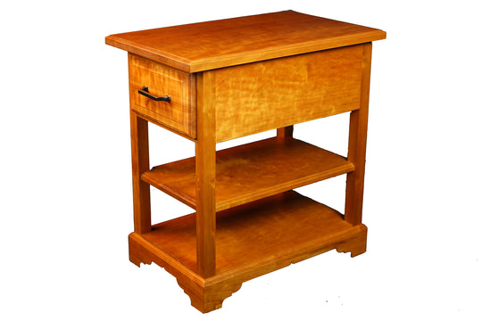 Product photo of side table seen from side